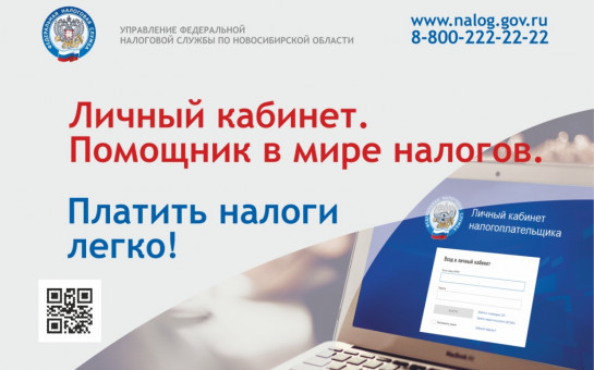 Личный кабинет помогает новосибирцам решать налоговые вопросы онлайн